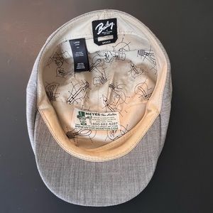 Bailey of a Hollywood light weight paperboy hat- like new, L